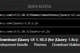 Inserting jQuery UI widgets in Suffusion
